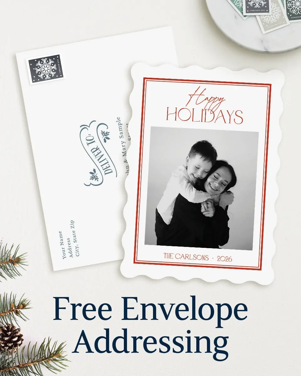Wavy Christmas Cards