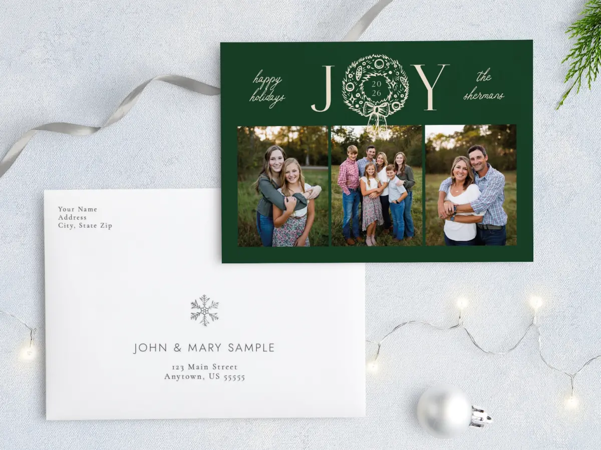 Front with Envelope Design