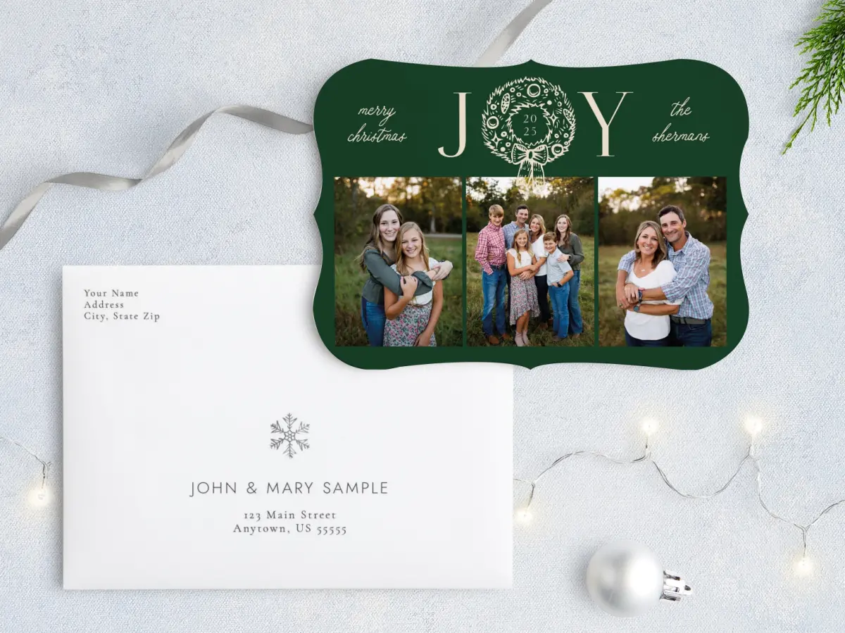 Front with Envelope Design