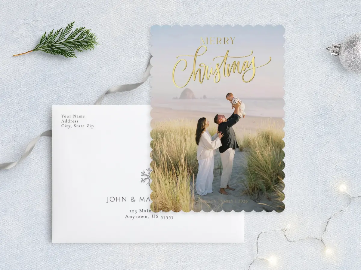 Front with Envelope Design
