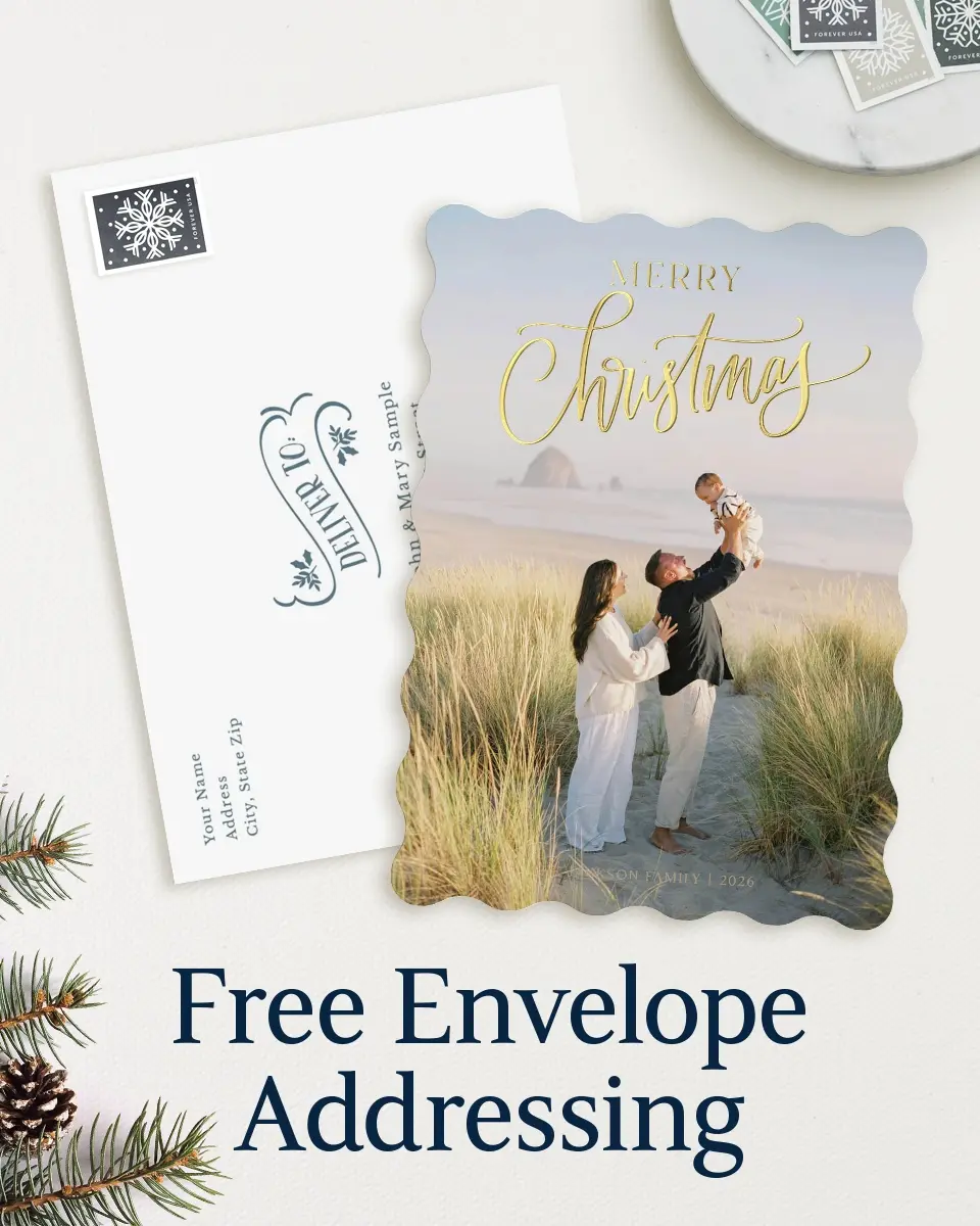Wavy Christmas Cards