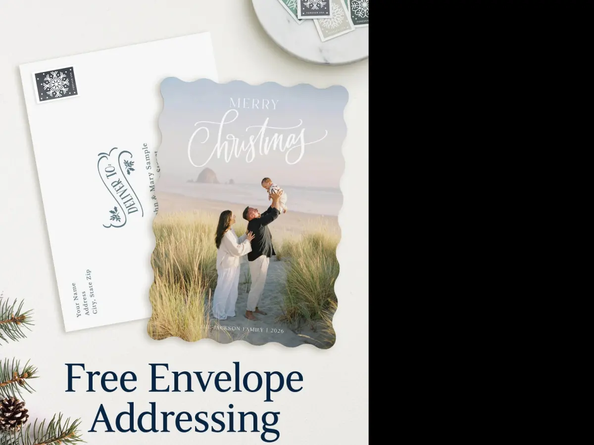 Wavy Christmas Cards