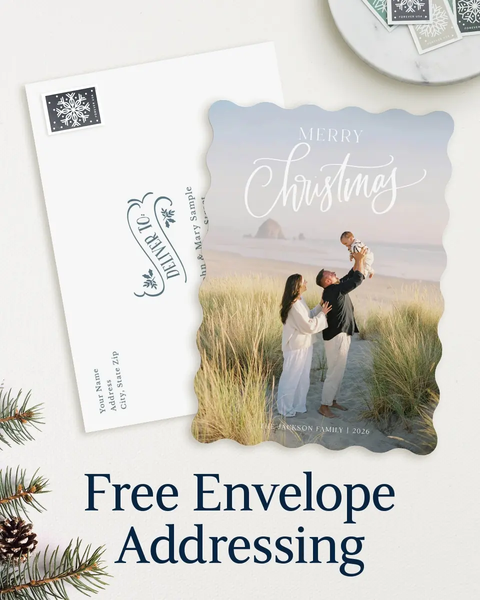 Wavy Christmas Cards