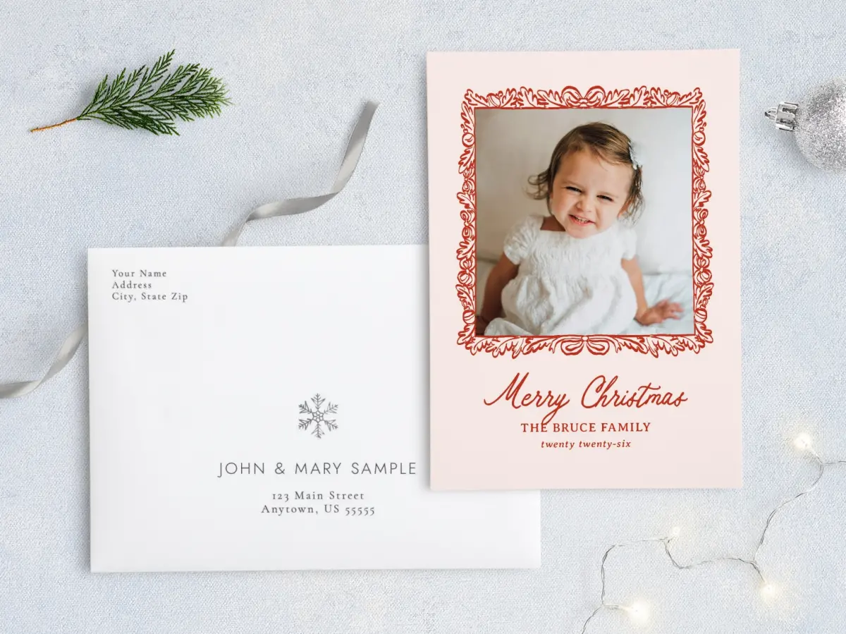 Front with Envelope Design