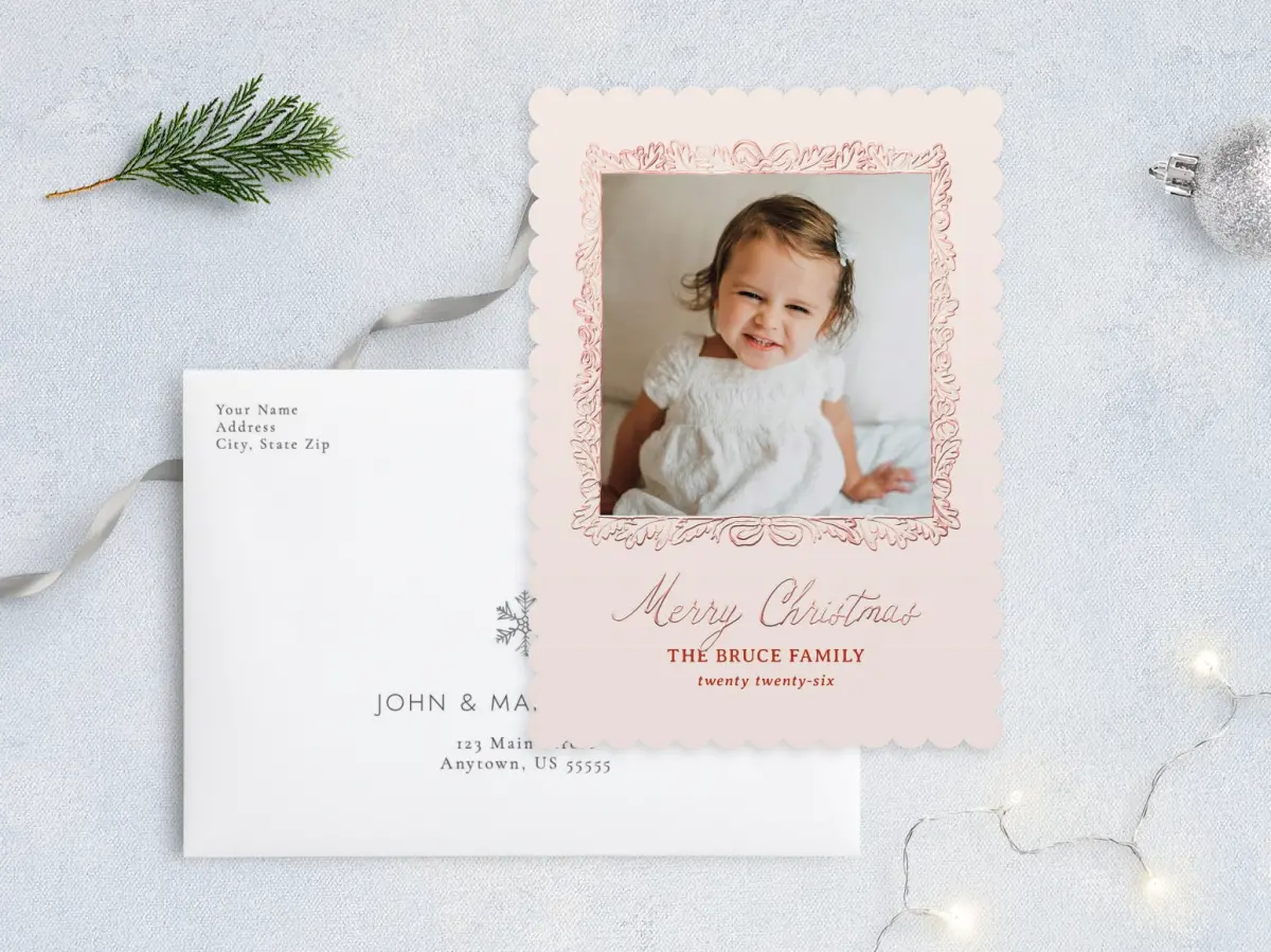 Front with Envelope Design