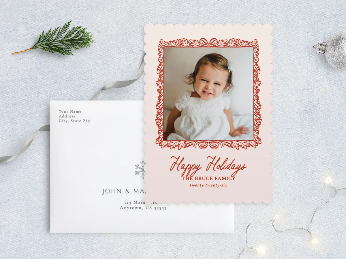 Front with Envelope Design
