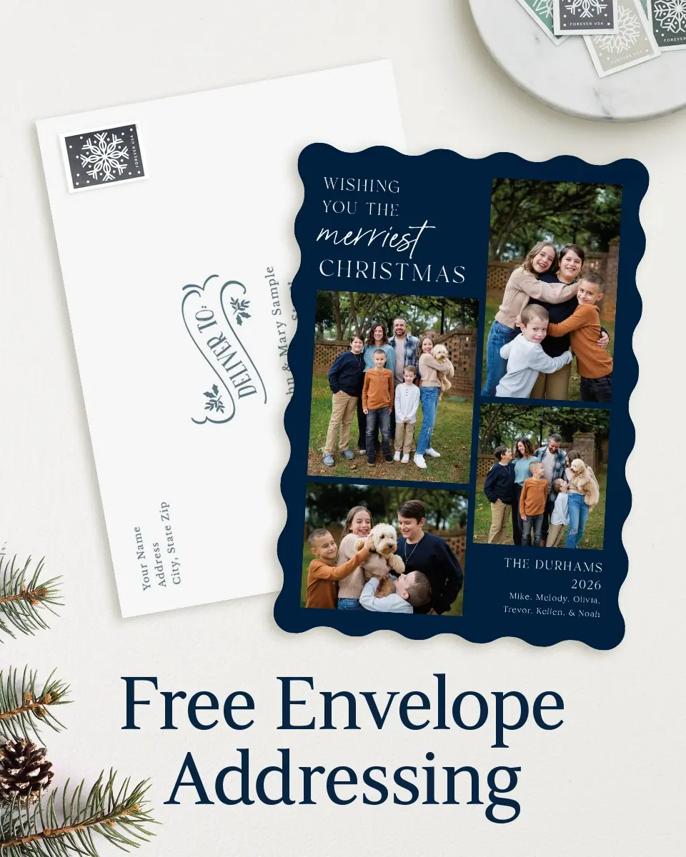 Wavy Christmas Cards