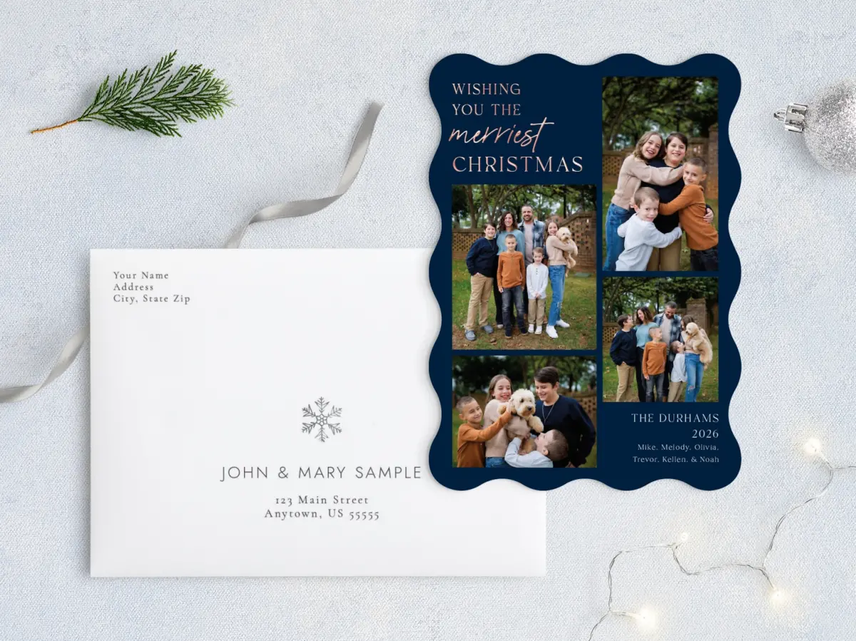 Front with Envelope Design