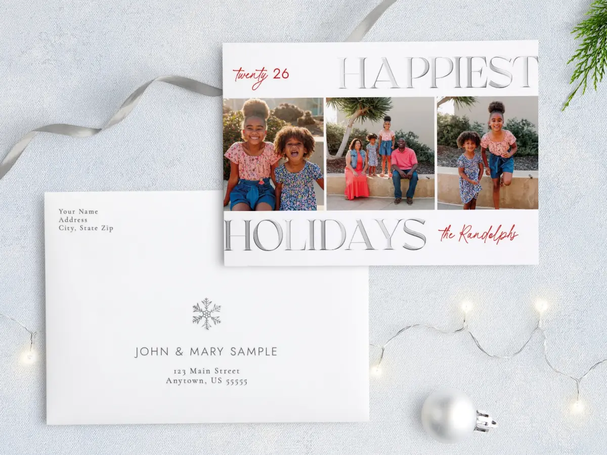 Front with Envelope Design