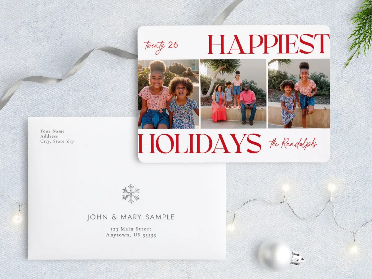 Front with Envelope Design