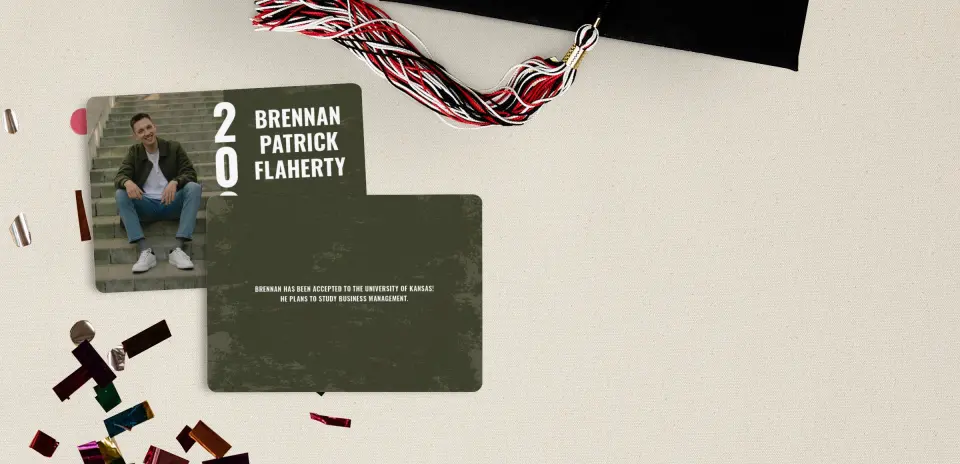 Grad Card Back