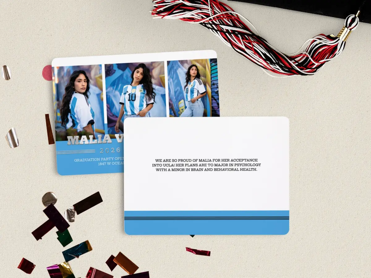 Grad Card Back