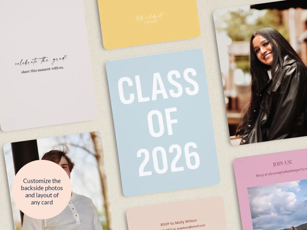 Grad Card Back