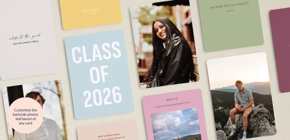 Grad Card Back