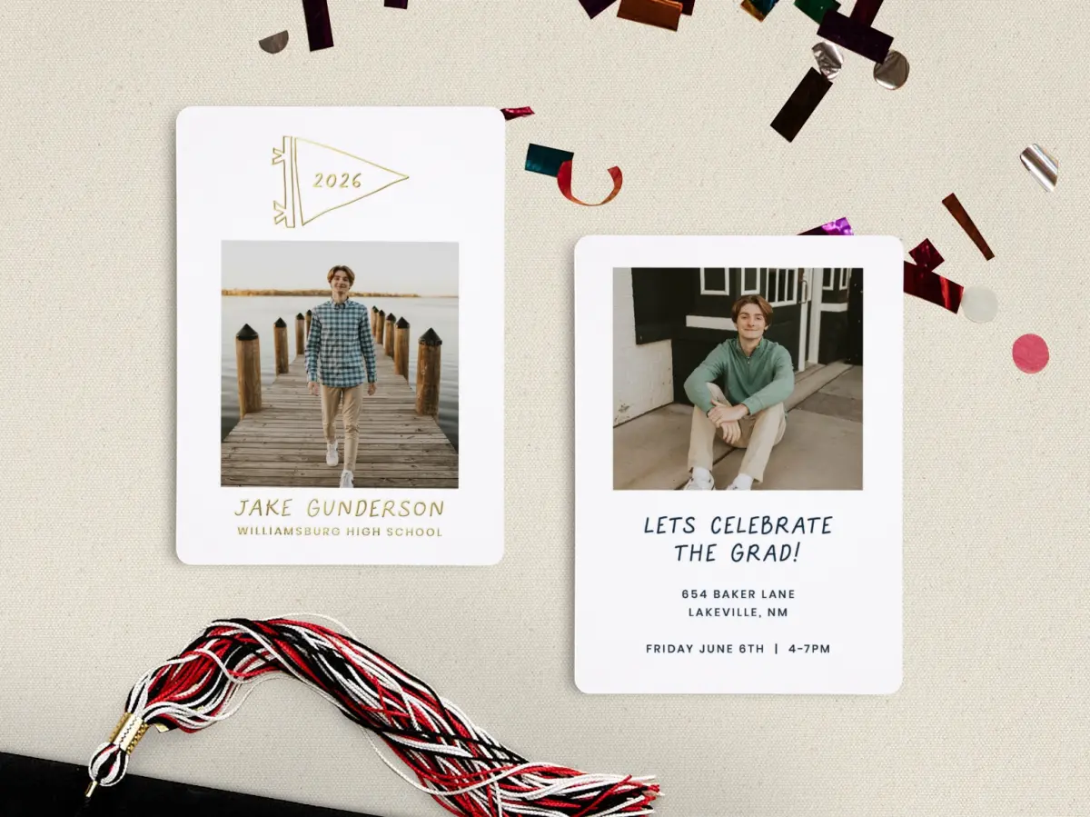 Grad Card Back