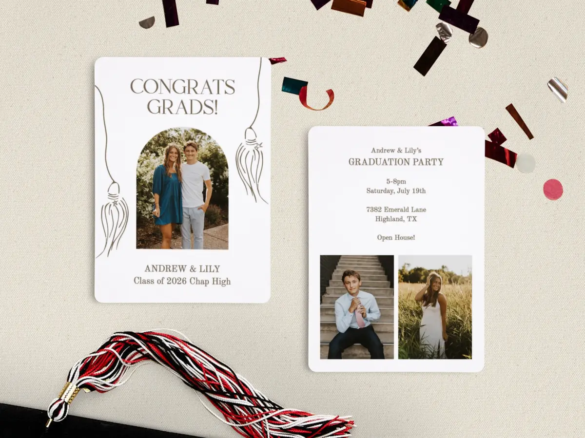 Grad Card Back