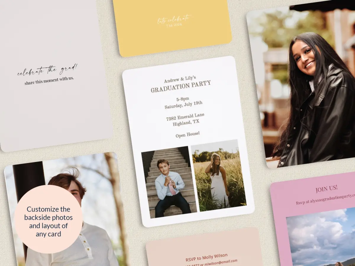 Grad Card Back