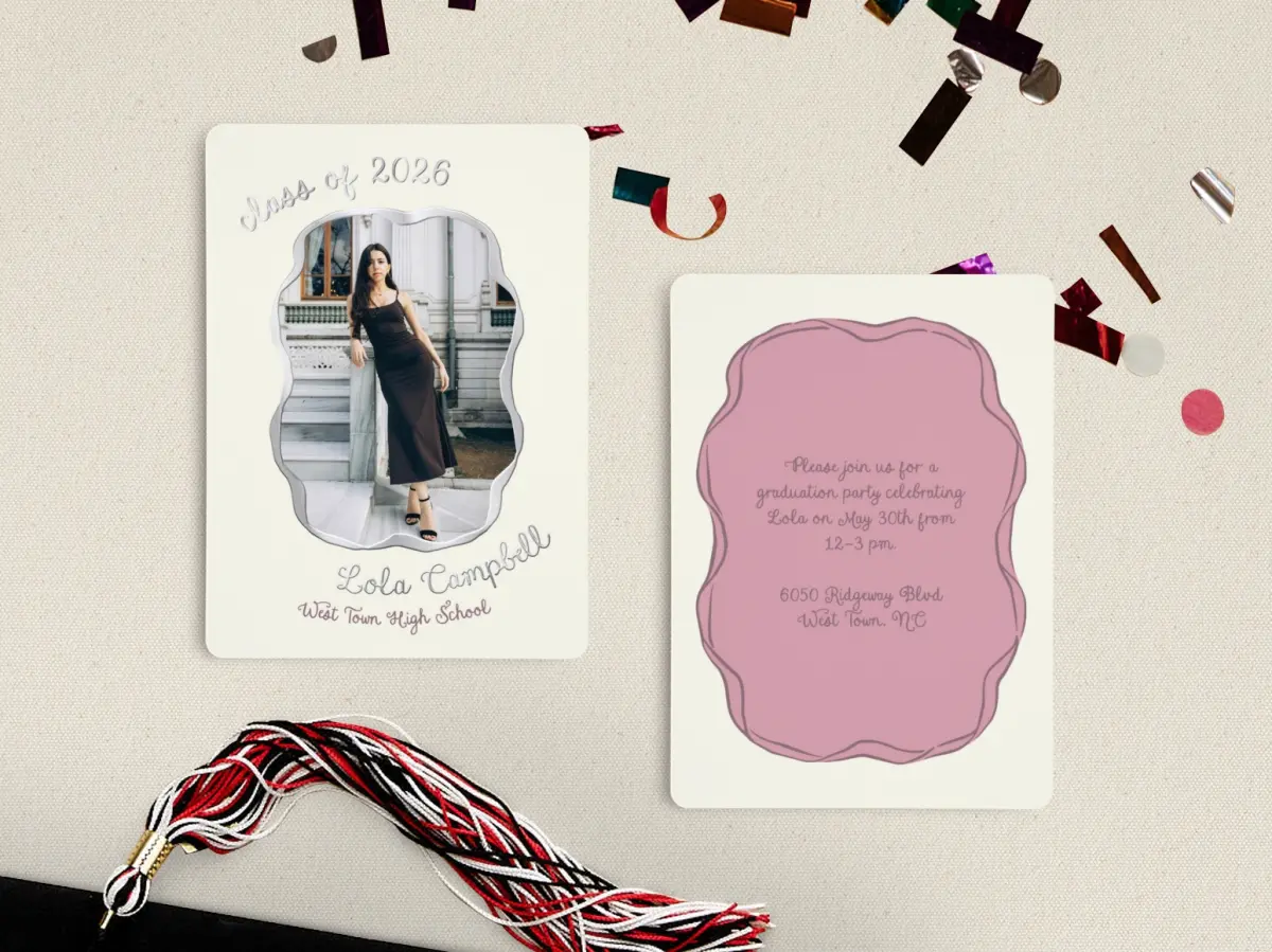 Grad Card Back