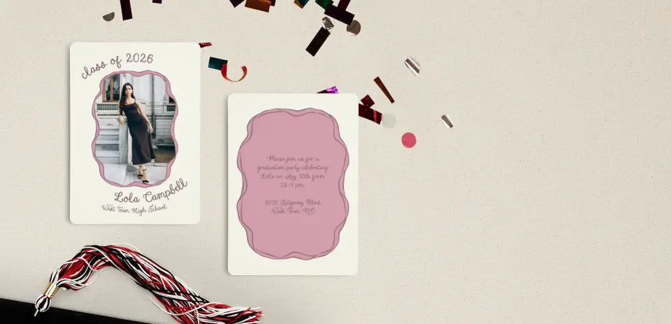 Grad Card Back