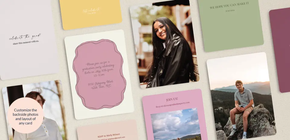 Grad Card Back