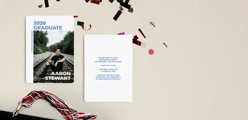Grad Card Back