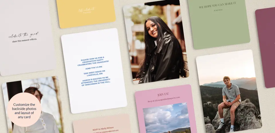 Grad Card Back
