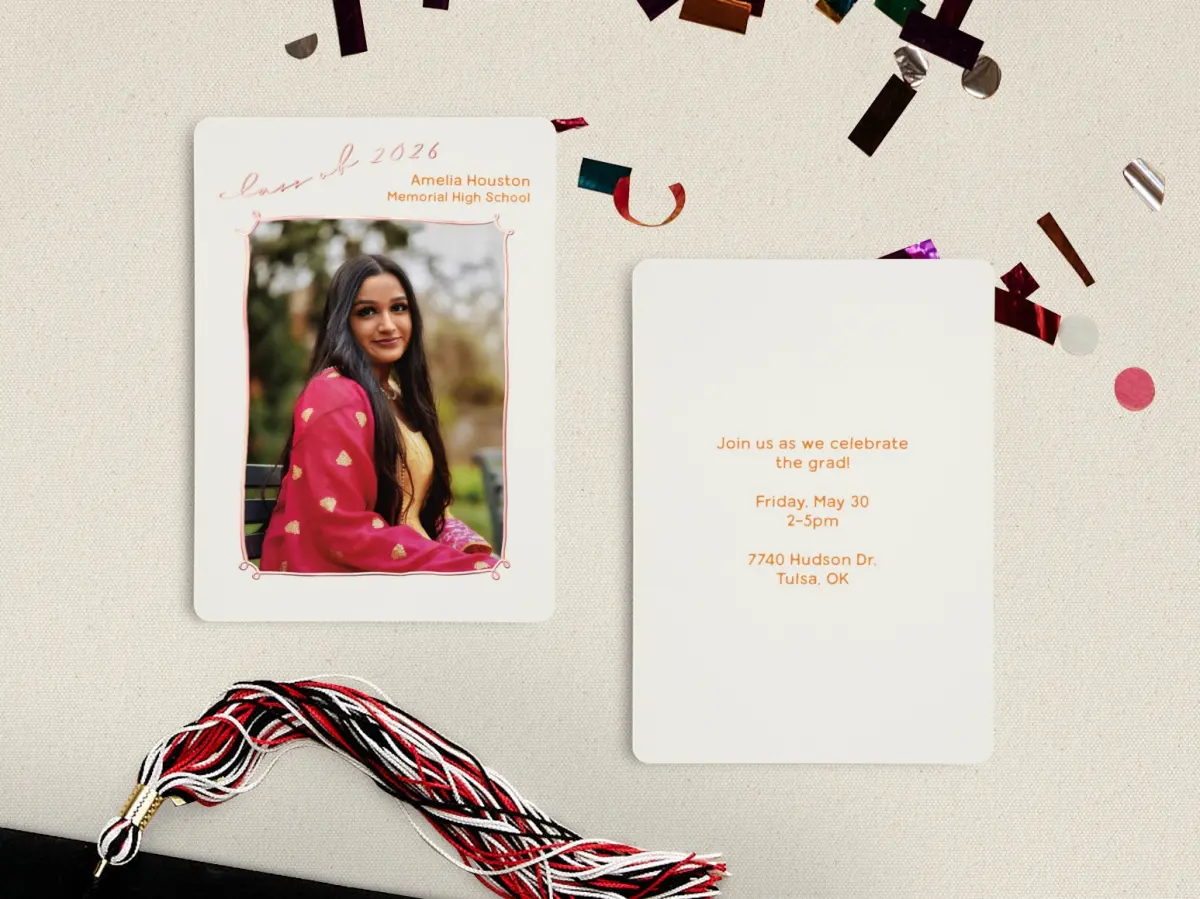 Grad Card Back