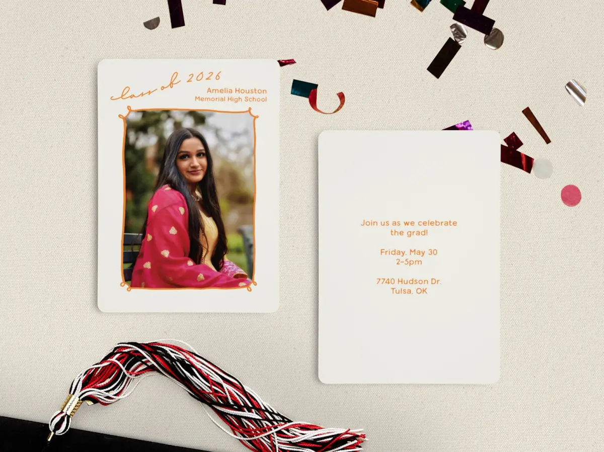 Grad Card Back