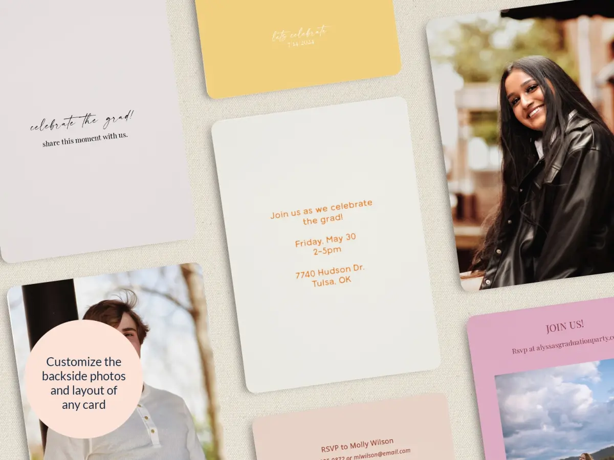 Grad Card Back