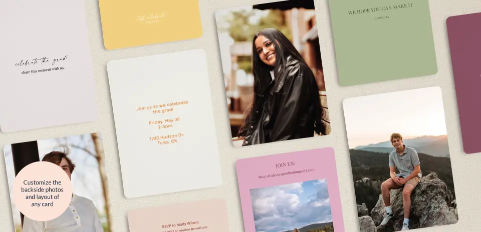 Grad Card Back