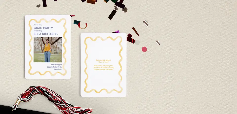 Grad Card Back