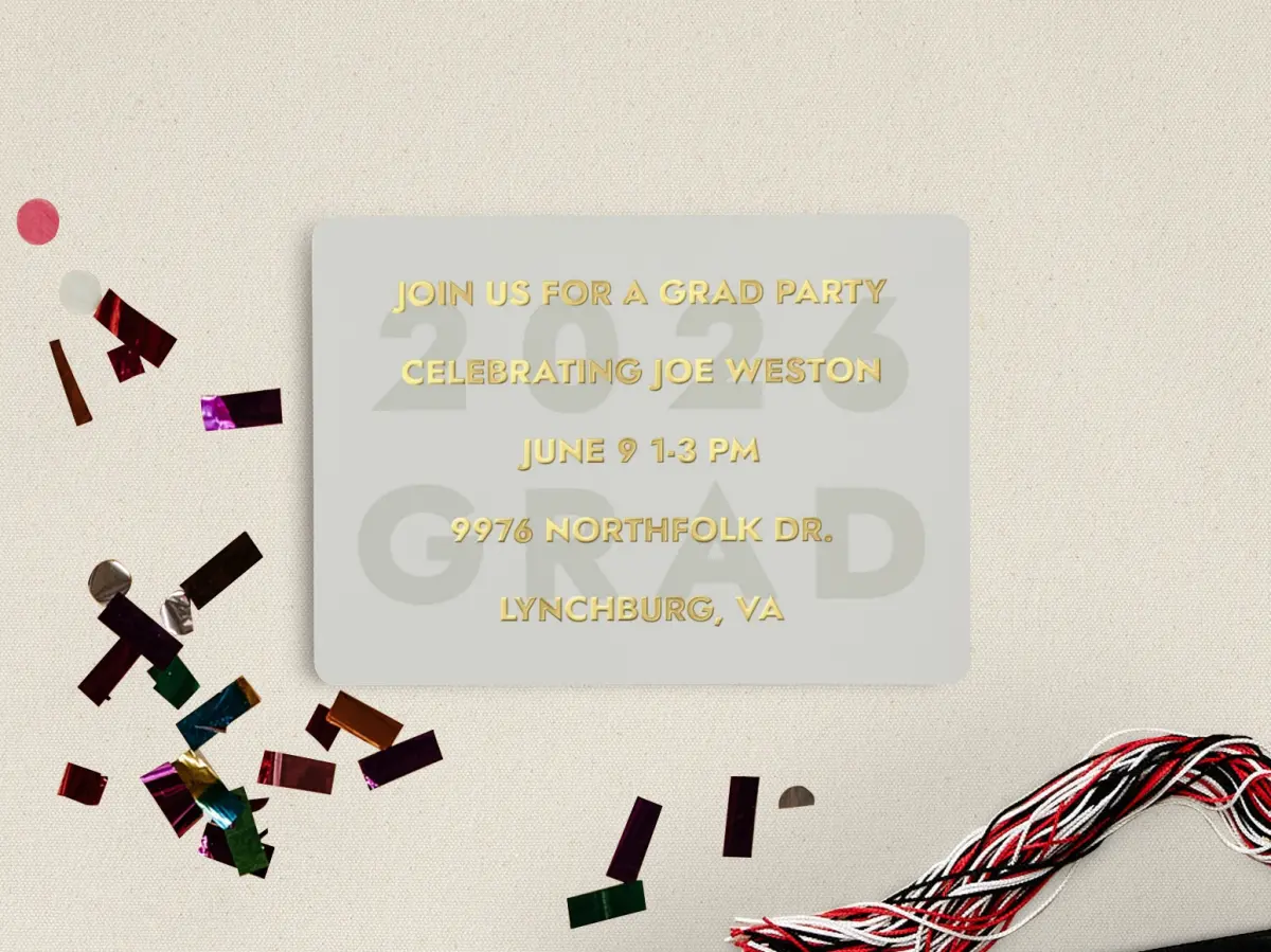 Grad Card Front