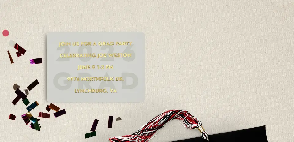 Grad Card Front