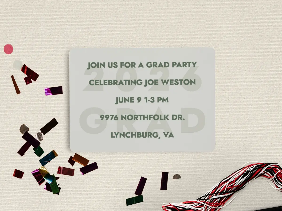 Grad Card Front