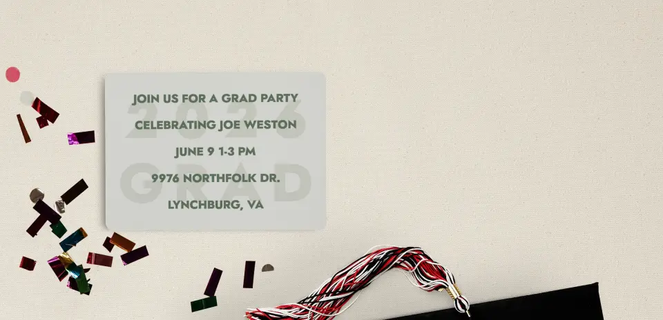 Grad Card Front