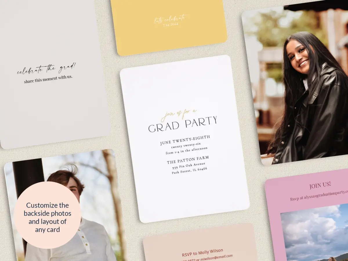 Grad Card Back