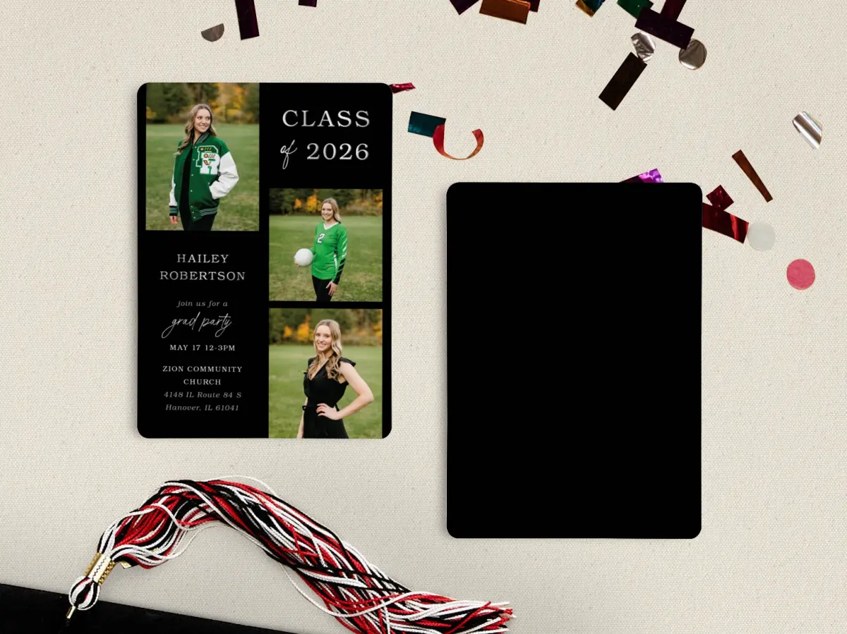 Grad Card Back