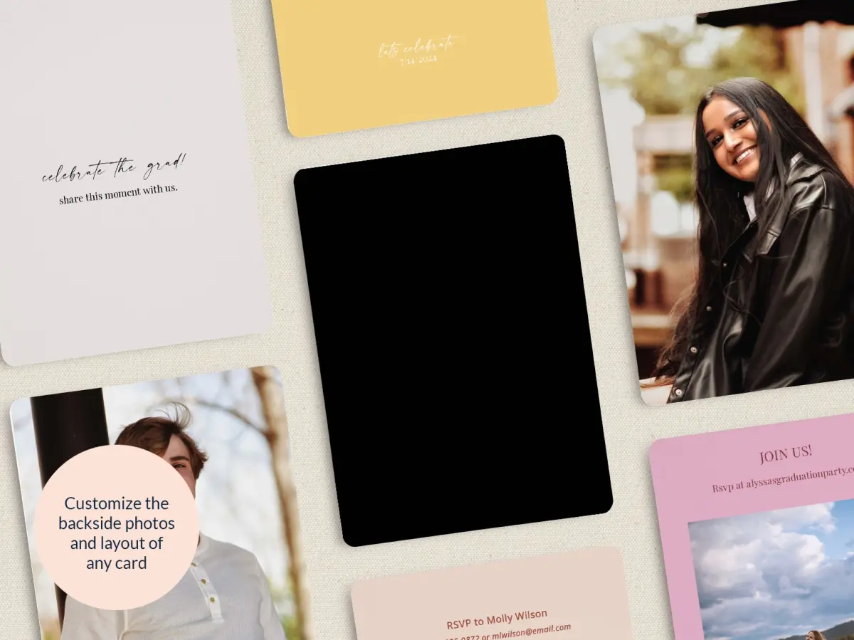 Grad Card Back