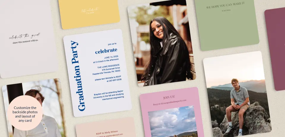 Grad Card Back