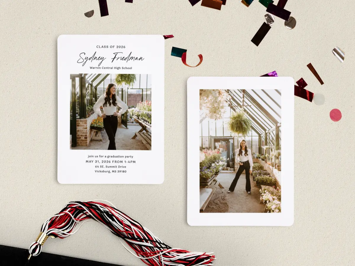 Grad Card Back