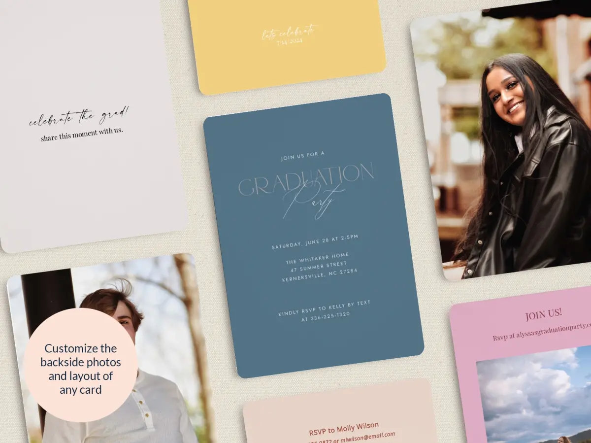 Grad Card Back