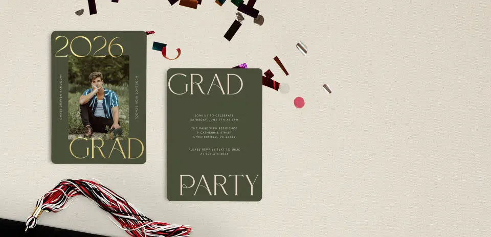 Grad Card Back