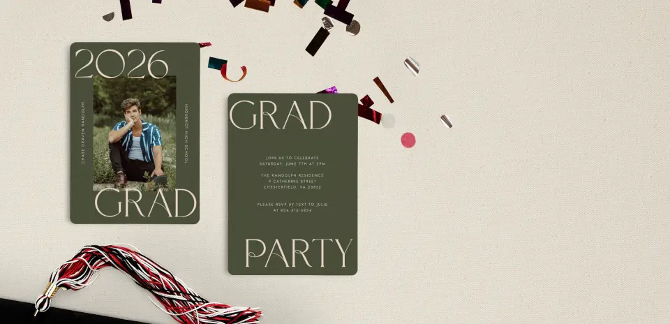 Grad Card Back