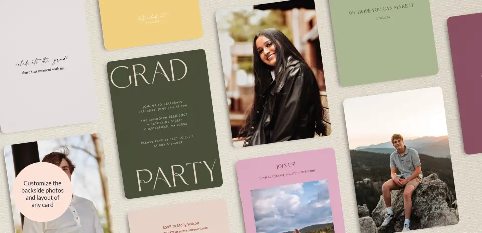 Grad Card Back