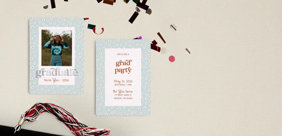 Grad Card Back