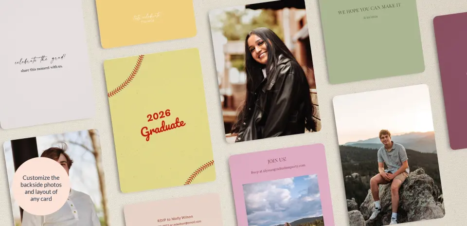 Grad Card Back