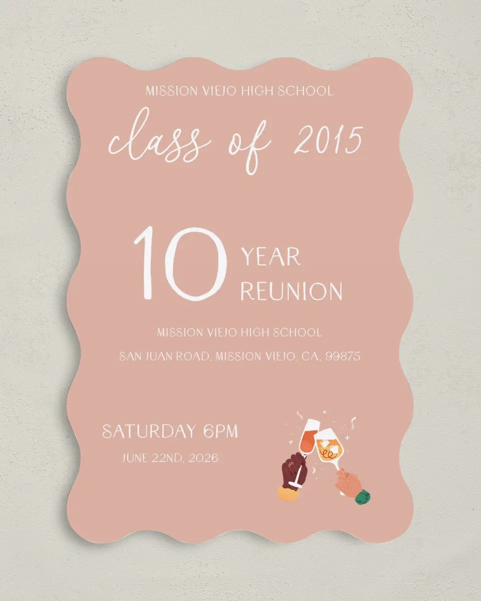 This is a 5" x 7" Class Reunion called Beautiful Belonging printed in full color on Premium Smooth paper