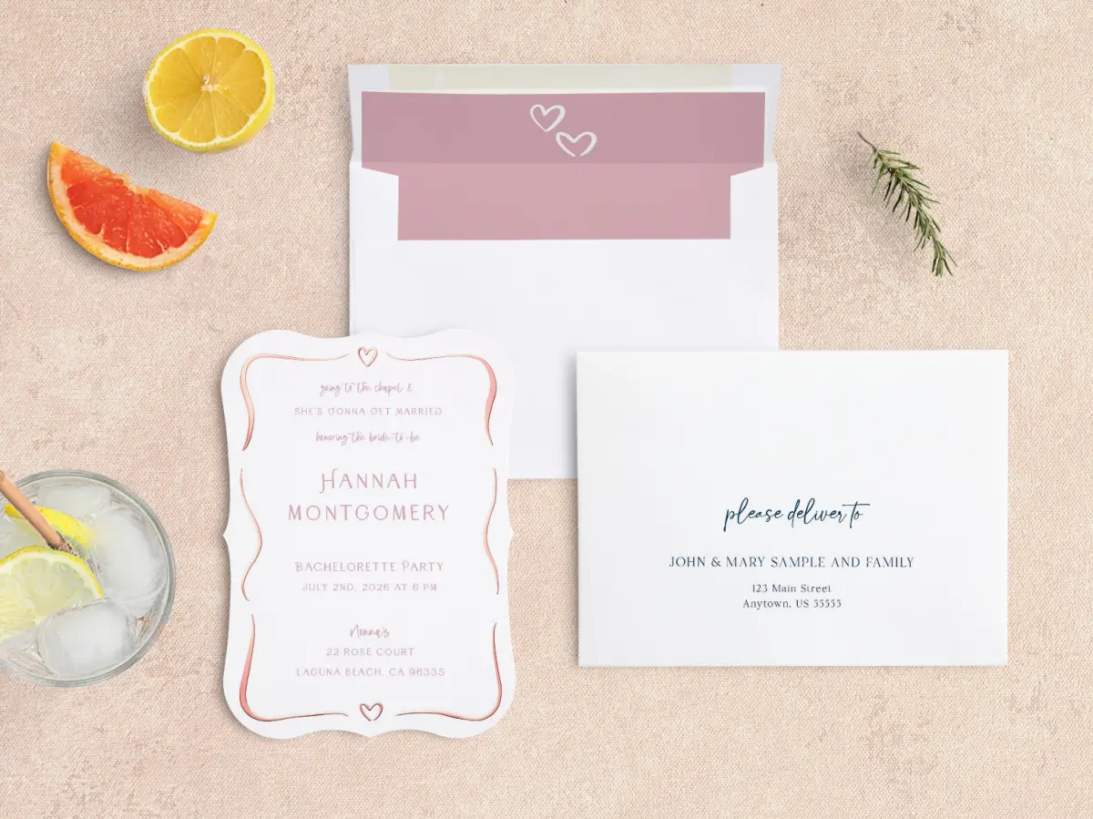 Front with Envelope Liner