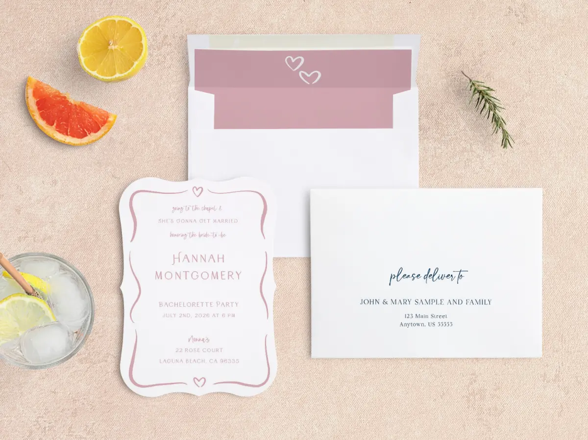 Front with Envelope Liner