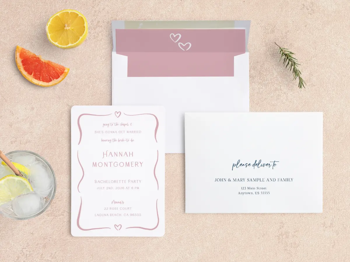 Front with Envelope Liner